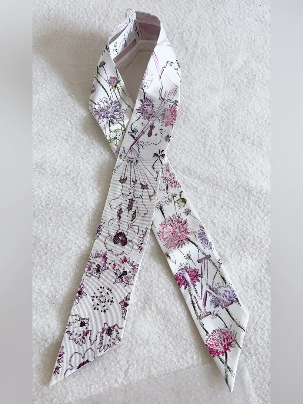 Dior Jardin D’hiver Mitzah Silk Scarf